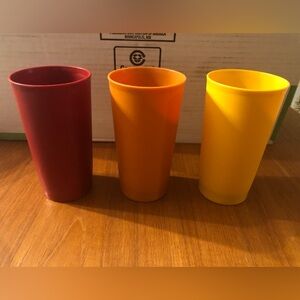 3/$40 Tupperware Vintage Tumblers